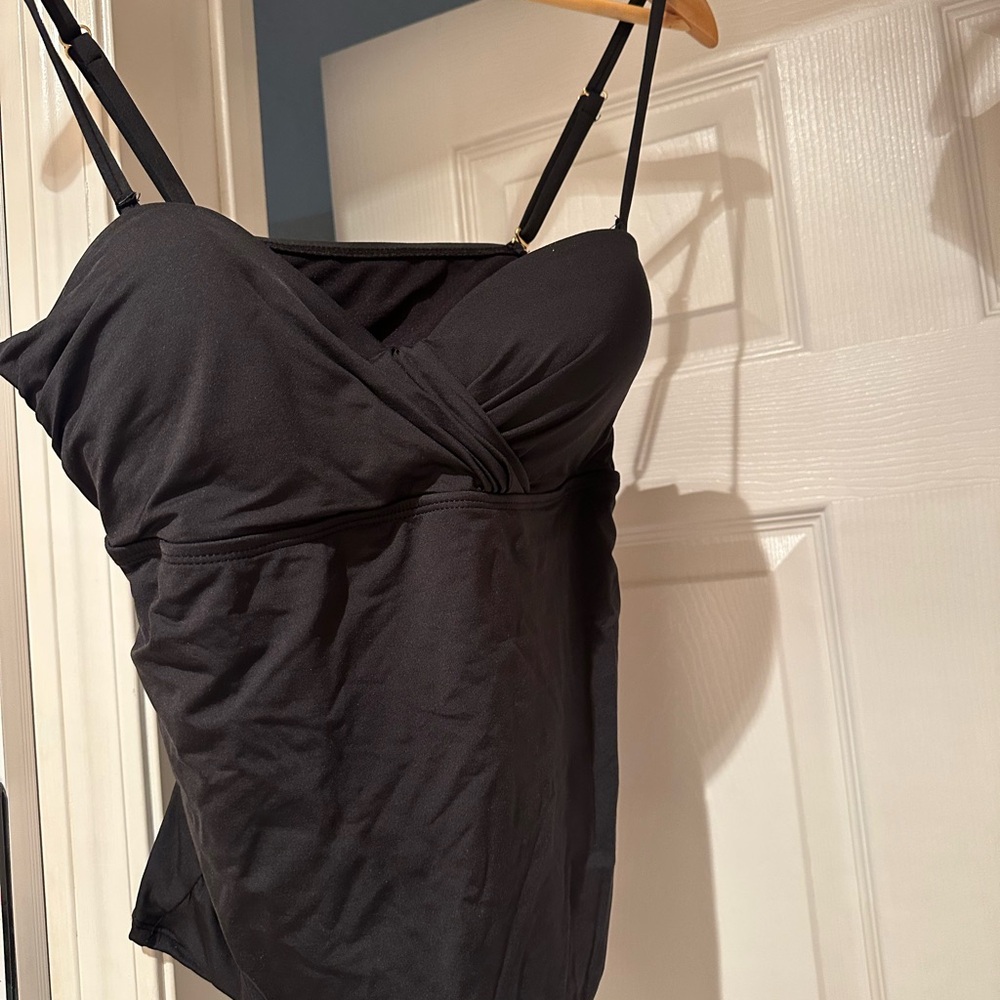 Apt. 9 Black swim top Large